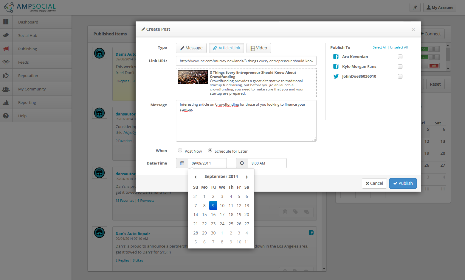 AMPSocial screenshot 4