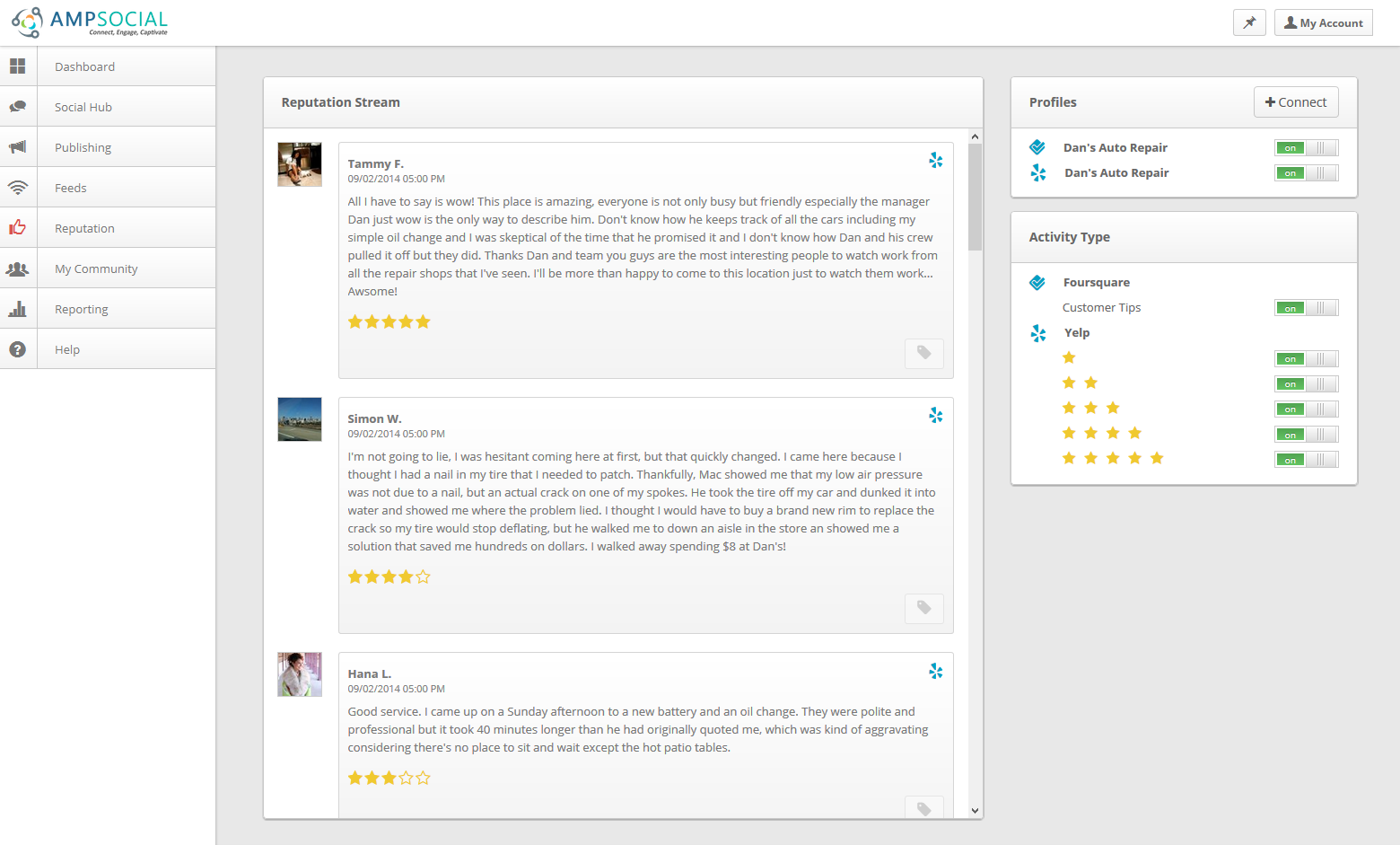 AMPSocial screenshot 5
