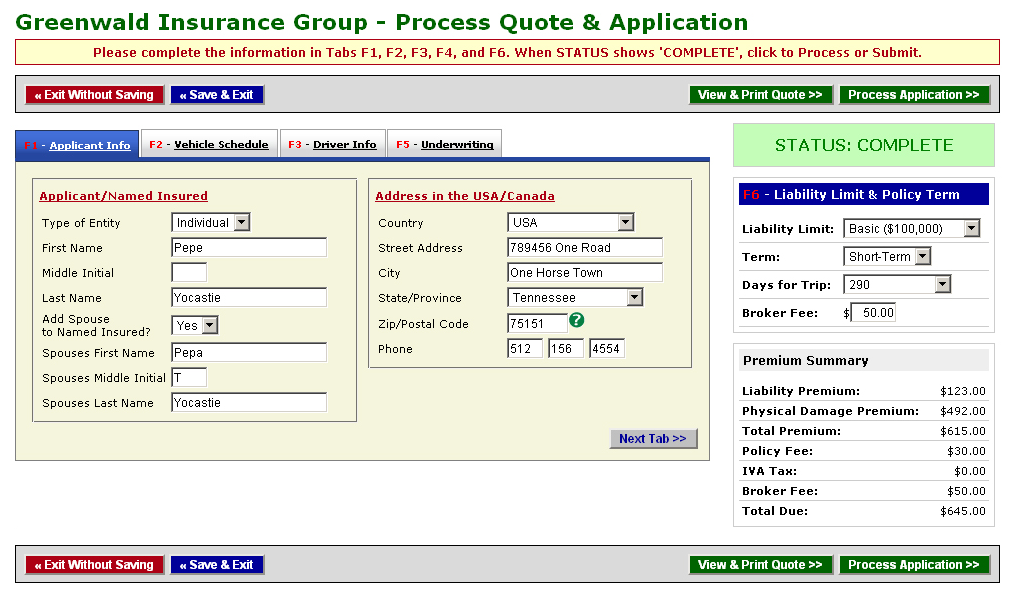PoliSuite screenshot 2